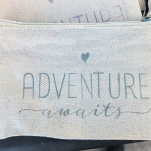 Personalized Canvas Zipper Pouch (Small)